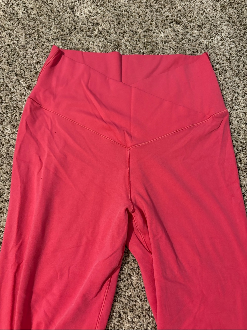 High-Waist Pink Leggings - Women's Activewear